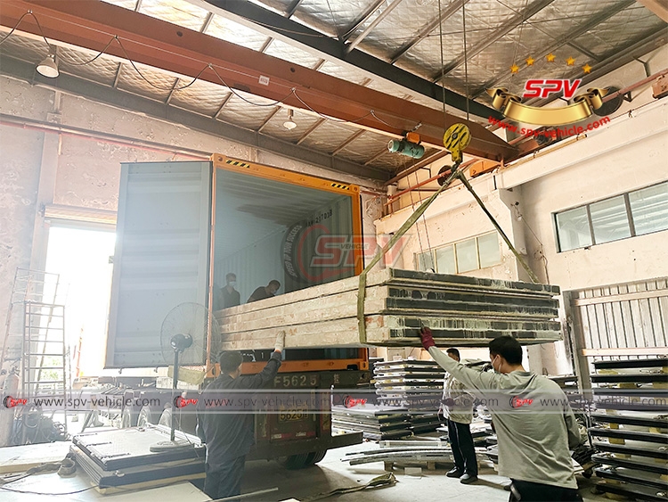 SPV First Container Was Loading in Factory